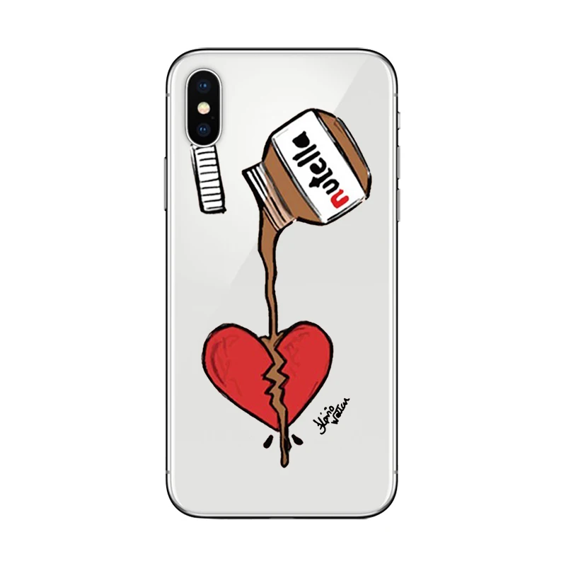 Ciciber милый мультяшный еда Макарон суши iPhone 11 Pro Max 7 8 6 6S Plus 5S SE X XR XS ТПУ чехол Мягкий