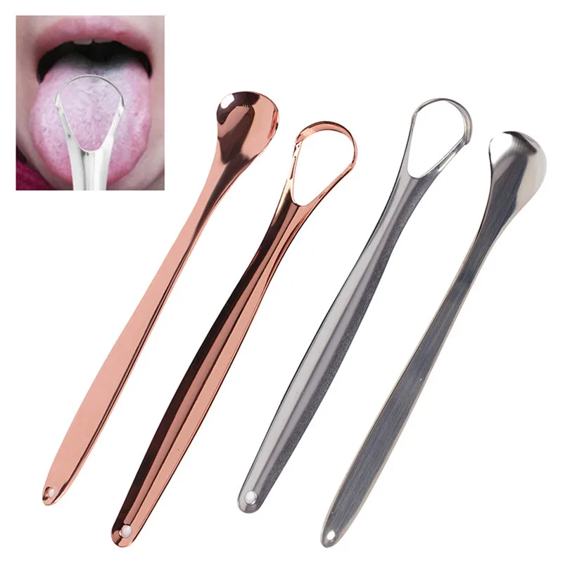 2 шт./компл. полезный скребок для языка из нержавеющей стали очиститель рта новая