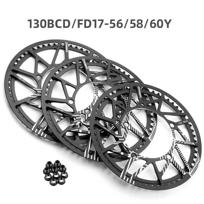 Складной велосипед пластины FD17 56Y 58Y 60Y звездочки FD19 56T 58T 60T зубчатая пластина