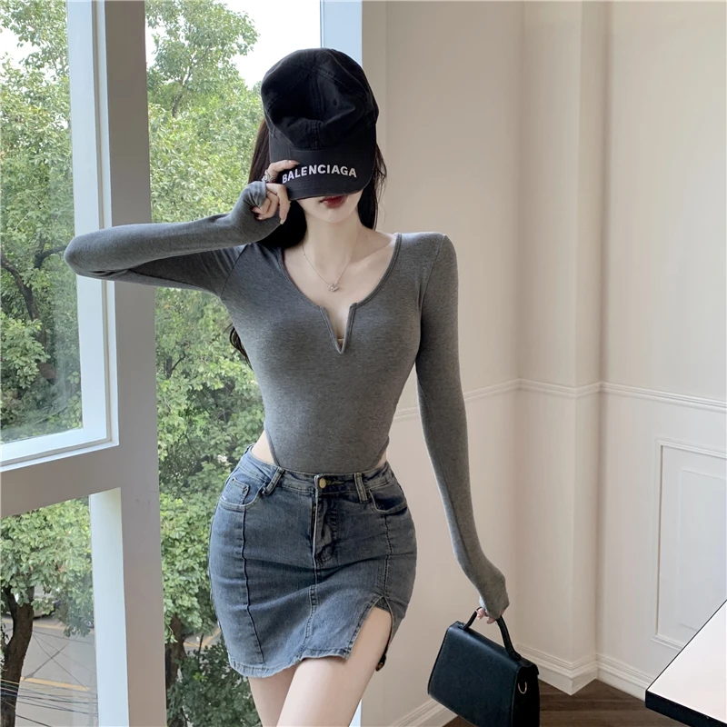 Женские сексуальные трикотажные боди женские эластичные облегающие стринги с