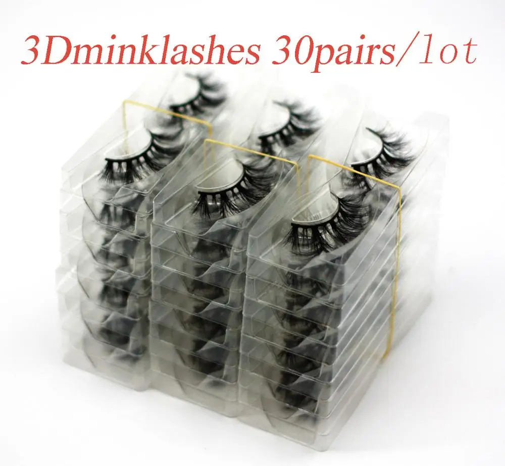 30 пар Hexuan ресницы 4D норковые натуральные накладные толстый макияж real4d Мягкие