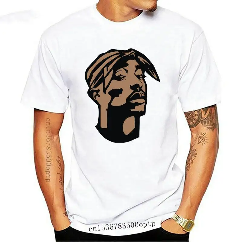 

New 2021 2pac 2D hip hop Tees Print Fashion Harajuku tshirt Men Cotton Clothes Tops Kpop Popular T-shirts Plus Size S-5XL