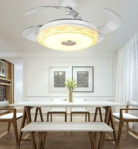 42 &quotСовременный Невидимый потолочный вентилятор с дистанционным управлением