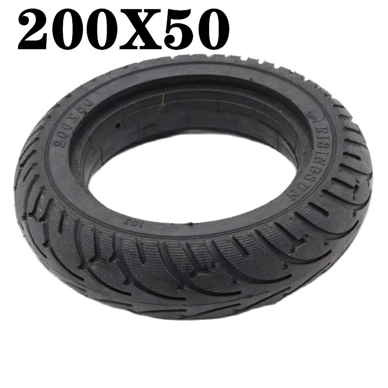 RISINGSUN 200x50 Solid Tyre 8 Inch Tubeless Tyre 200*50 Non-inflatable Explosion-proof Tire for Electric Scooter Motor