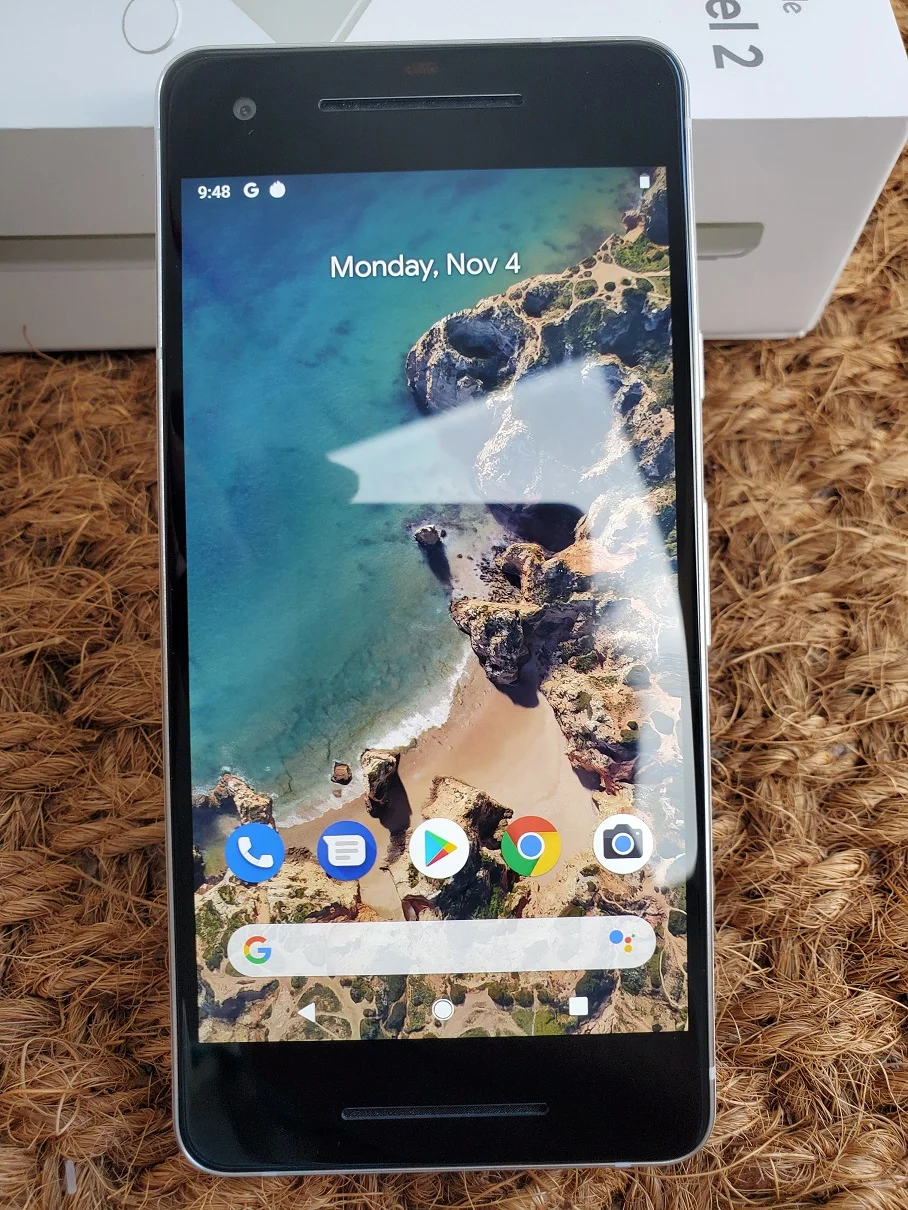 Мобильный телефон Google Pixel 2 с европейской версией, 5,0 дюймов, 4 Гб ОЗУ, 64 ГБ/128 Гб ПЗУ, Восьмиядерный мобильный телефон Snapdragon 835, отпечаток пальца