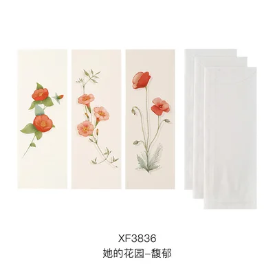 3pcs set 02 3 шт./компл. креативные бумажные буквы с конвертом на день рождения Рождество Свадьба День рождения приглашение Скрапбукинг Канцтовары подарок - Цвет: 3pcs set 02