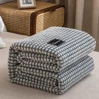 coral fleece blanket for bed 200x230cm soft warm portable travelling sofa throw blankets design warm flannel bedspread blanket