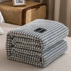 Коралловое Флисовое одеяло для кровати 200x230 см, мягкое теплое портативное дорожное покрывало для дивана, дизайнерское теплое Фланелевое покрывало, одеяло