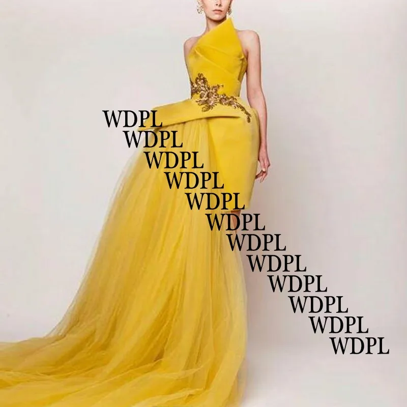 Balo elbiseleri Выпускные платья robe de bal vestido formatura Lebanon дизайнерские Выпускные платья официальное платье из тюли с бисером gala jurken