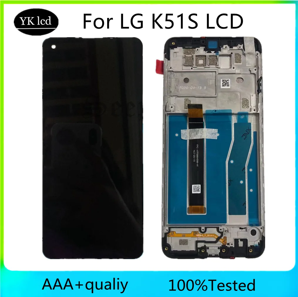 Для LG K51S LCD LMK510EMW LM-K510EMW Дисплей Аксессуары для замены ЖК-датчик | Мобильные