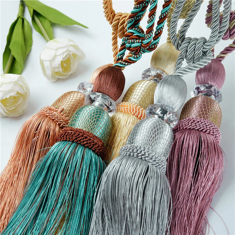 Роскошные Аксессуары для штор YokiSTG застежки в виде золотого сетчатого шара