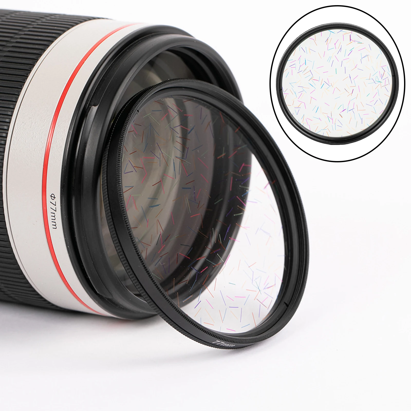 

77 мм Звездный фильтр для объектива камеры классический для DSLR камеры s видеосъемки