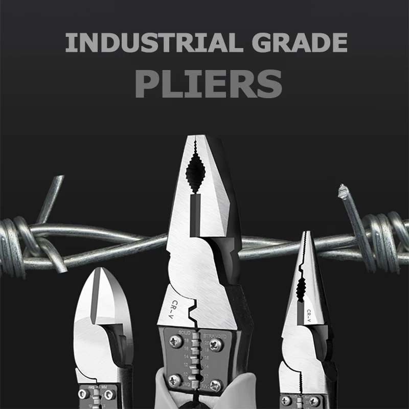 Комбинированный инструмент KINDLOV для зачистки проводов обжимной обрезка кабеля