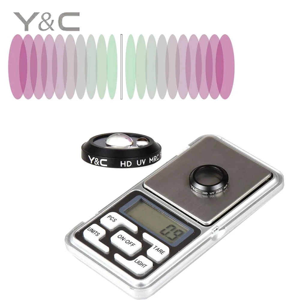 1 шт. фильтры для объектива YC UV/CPL/ND4/ND8/ND16 фильтр камеры DJI MAVIC Pro Drone|lens filter|camera lens