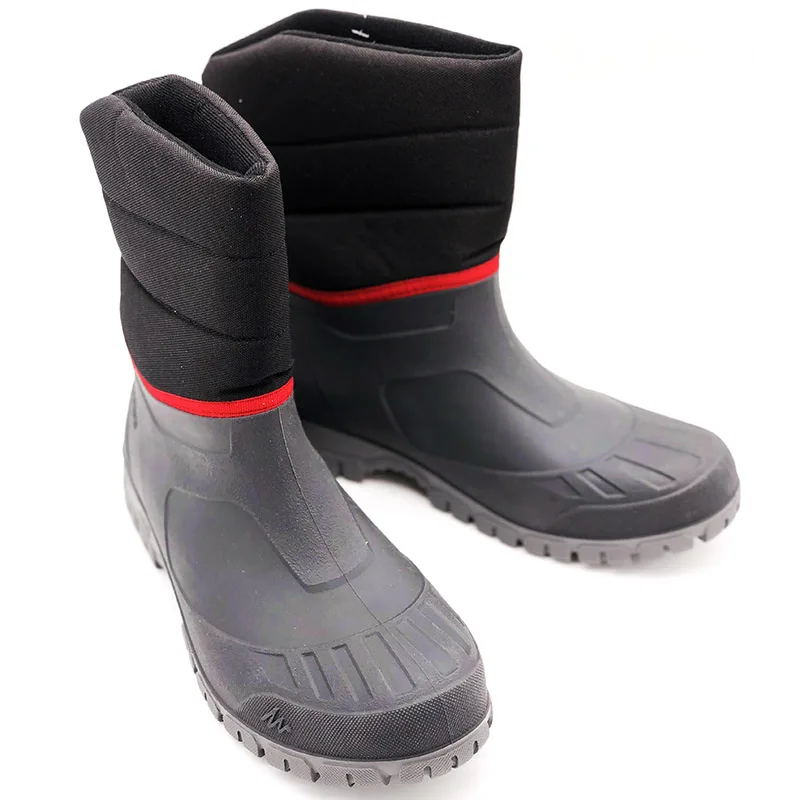 

Мужская Зимняя шерстяная подкладка, водонепроницаемые противоскользящие походные ботинки, мужские уличные носки, теплые хлопковые зимние ...