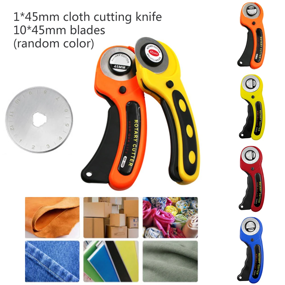 

1 SET Rotary Cutter 45mm Blade Sewing Lters Fabric Leather Cutting Tool