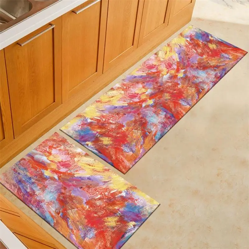 Кухонный ковер современный Нескользящий Впитывающий Коврик для входной двери