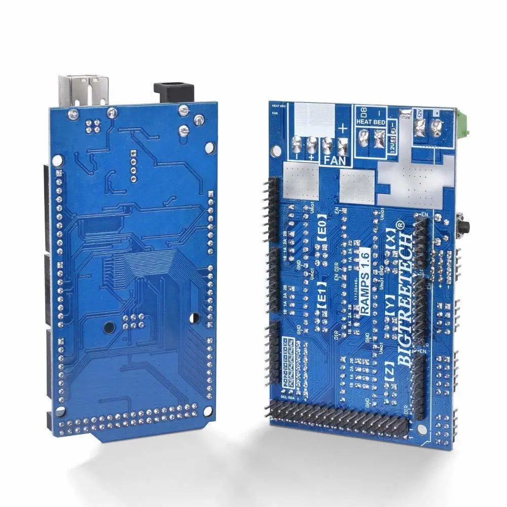 Комплект для 3D-принтера Arduino Mega 2560 R3 + контроллер Ramps 1 4 ЖК 12864 6 ограничителей хода 5