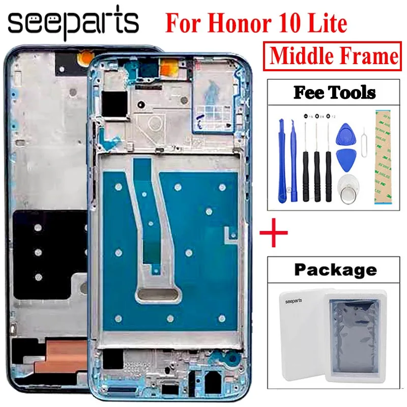 

Для Huawei Honor 10 Lite корпус средняя рамка средняя запасные части для Honor 10 Lite средняя рамка