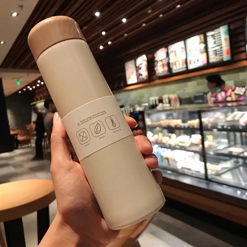 

Japanese inshara Sufeng small and lovely wood grain high end heat preservation cup simple student mini portable 150ml cup