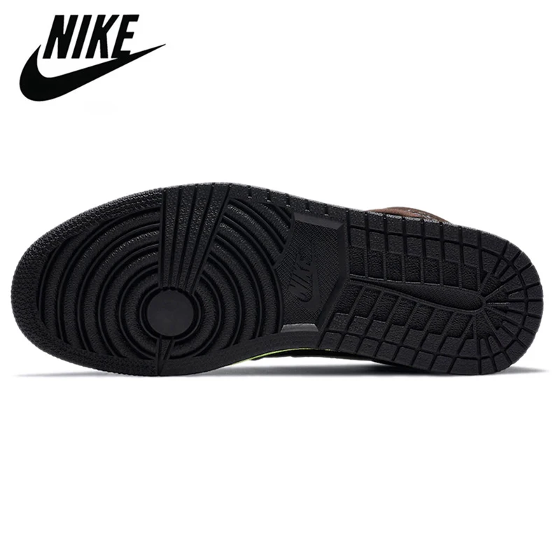 

Venda quente aj ar masculino aj retro 1 tnis de basquete esportes destemidos ouro superior 3 preto mocha.