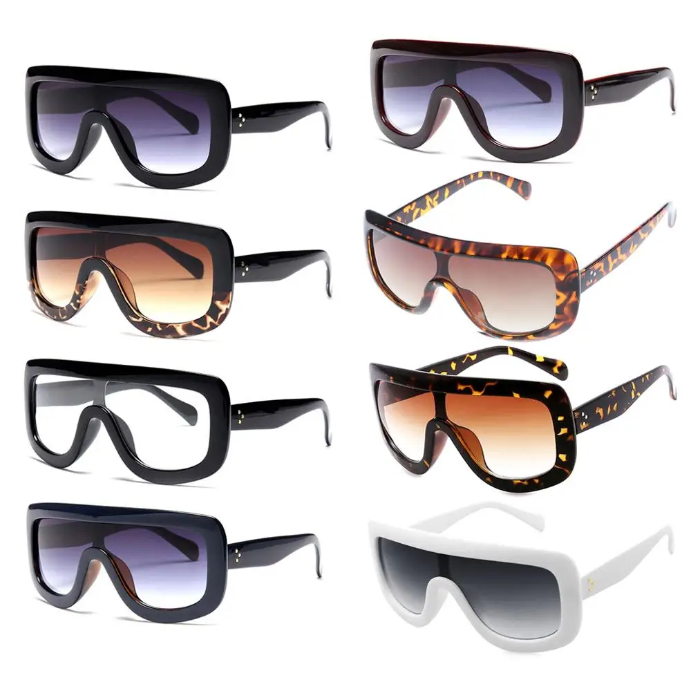 Унисекс Ретро женские большие квадратные плоские стильные винтажные