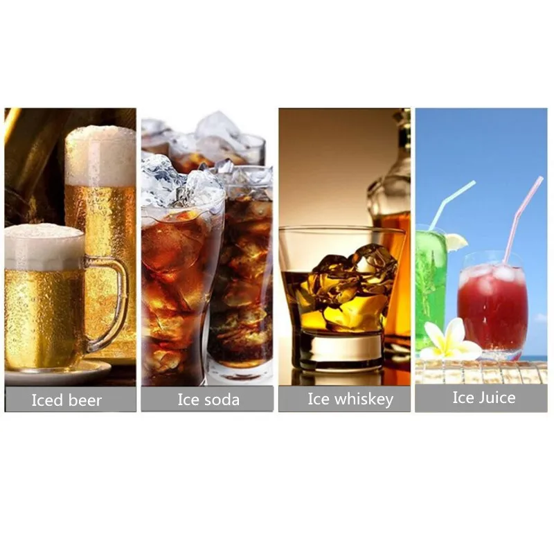 1 Pcs Stainless Steel Ice Cubes Reusable Chilling Stones For Whiskey Wine Keep Your Drink Cold Longer |