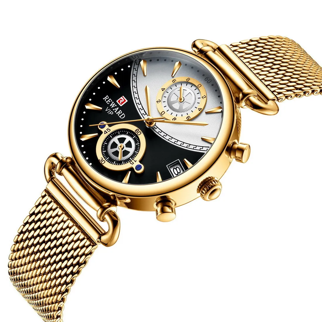 Модные женские водонепроницаемые кварцевые часы Time New Style многофункциональные с