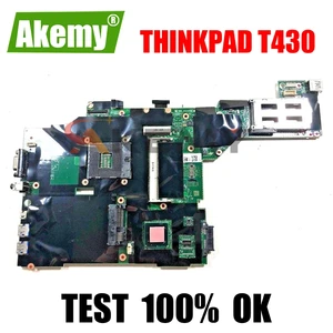 laptop motherboard for lenovo thinkpad t430 mainboard nzm4i 7 04w6625 04x3639 slj8a free global shipping