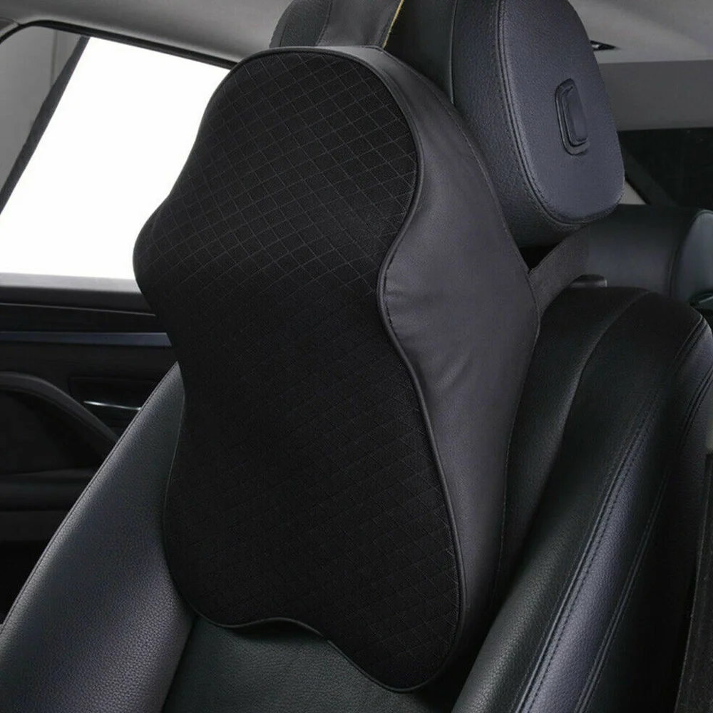 

Universal Car Memory Foam Headrest Pillow Auto Neck Rest Head Support Car Seat Back Protector Cushion