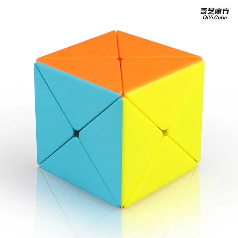Qiyi X 3x3x3 магический куб форма желе цвет Mofangge головоломка наклейка Обучение