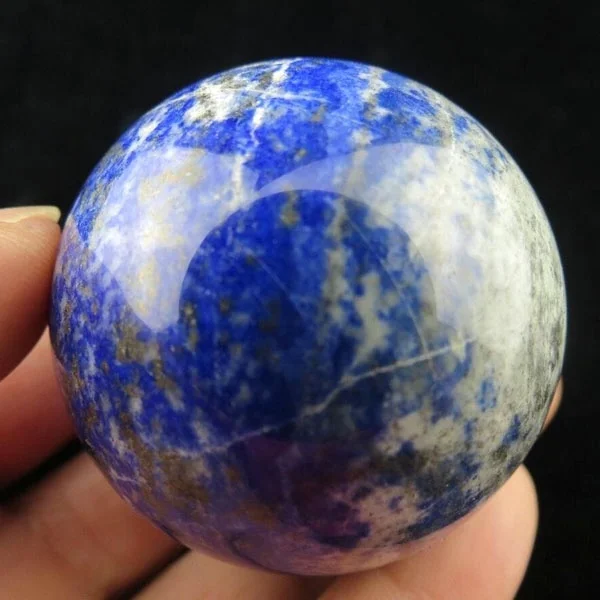 

Сферический лечебный шар из натурального лазурита, кварцевый кристалл цвета синего океана, 200 г