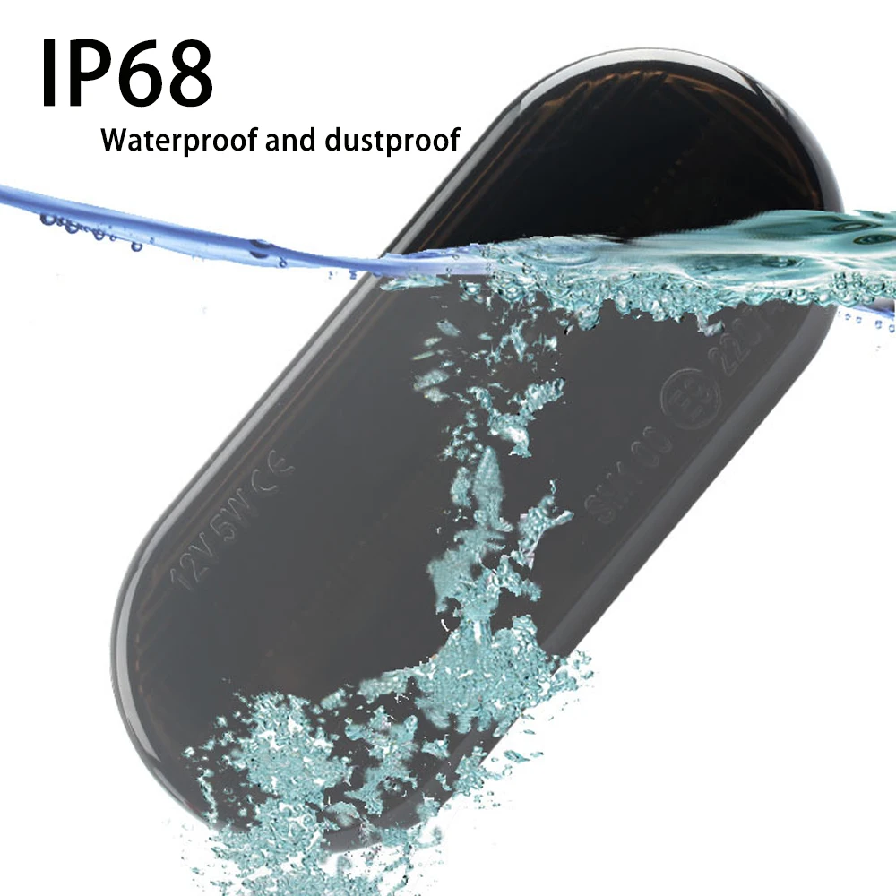 Светодиодный динамический боковой маркер CROSSFOX светильник воротник Световой