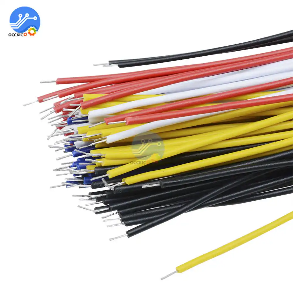 100 шт. двойной головкой кабель для пайки ПП 20 см макетная плата Fly Jumper провод