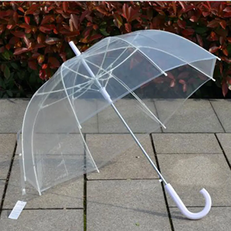 Складной зонт большие модные аксессуары прозрачный свадебное украшение для