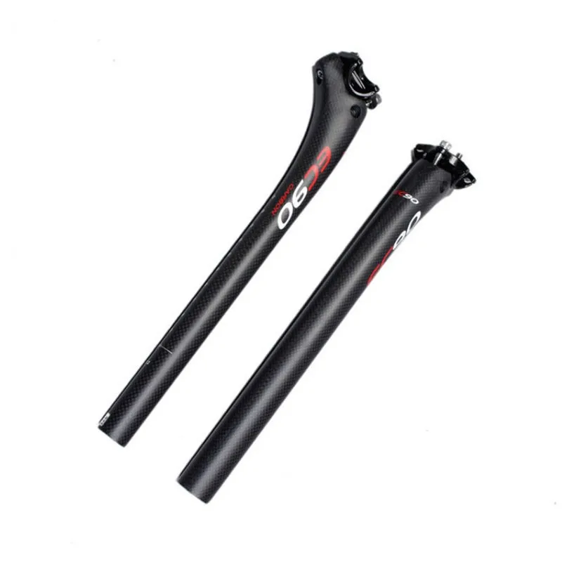

EC90 Carbon Fiber Bicycle Seatpost MTB Road Bike Seat Tube 27.2 -31.6 x 350 400MM Folding Road Mountain Bike Accessories