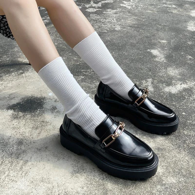 

RIZABINA Real Leather Women Flats Shoes Fashion Round Toe Casual Daily Shoes Woman New Arrival Lady Footwear Size 33-43