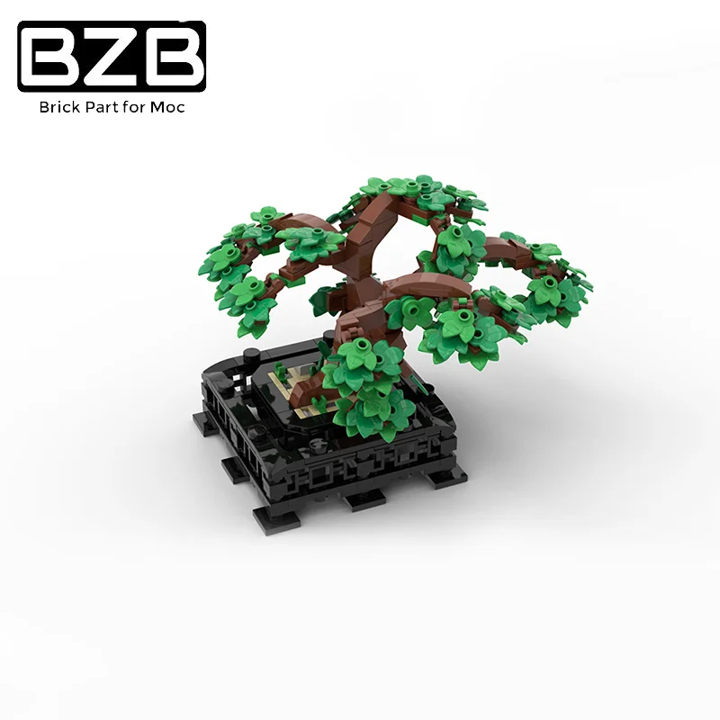 

BZB MOC 38229 садовая имитация растений в горшках ваза украшение строительные блоки модель украшения для дома детские игрушки «сделай сам» Подар...