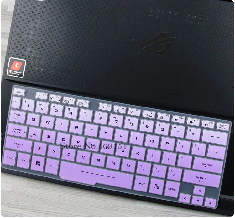 Пылезащитный силиконовый чехол для клавиатуры Чехол ноутбука ASUS ROG Zephyrus S GX501GI