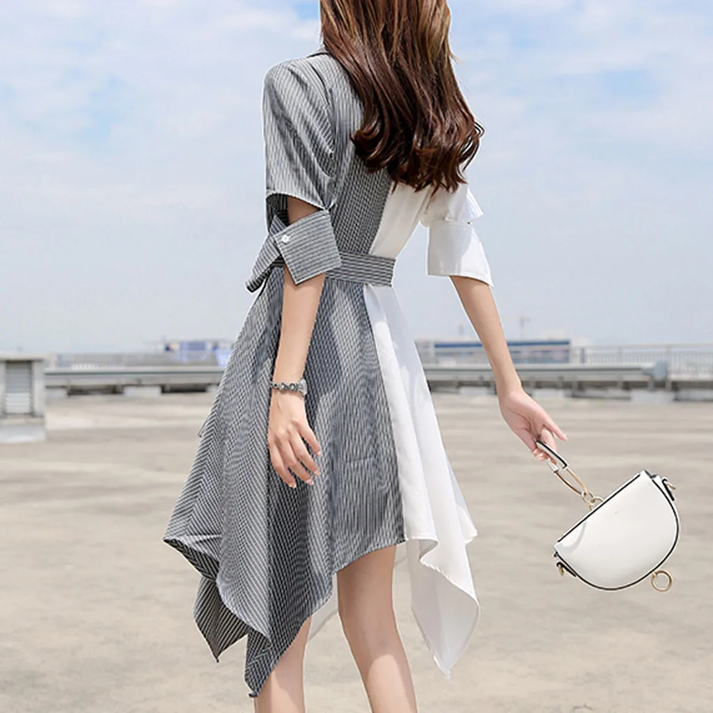 SAGACE платья с принтом элегантное женское пляжное платье длинным рукавом и