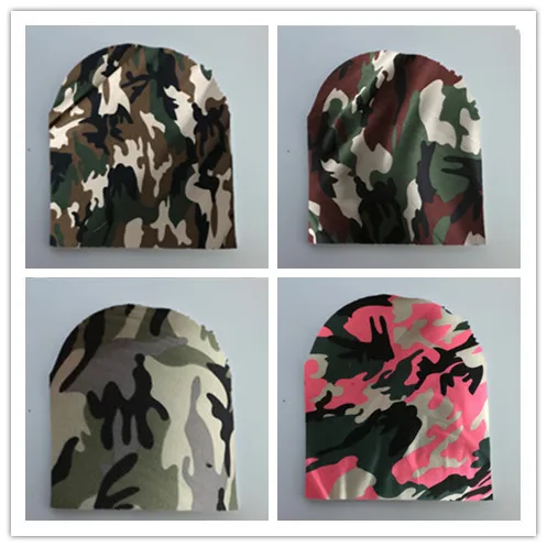 Детская камуфляжная шапка для новорожденных серая в стиле милитари женщин и