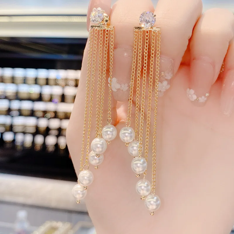 

Женские серьги, серьги с жемчужными кисточками, серьги-подвески, персонализированные серьги дикой природы, серьги оптом