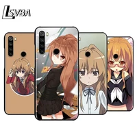 cute gril toradora anime silicone phone case for xiaomi redmi note 9 9s max 8t 8 7 6 5 pro 5a 4x 4 soft black cover