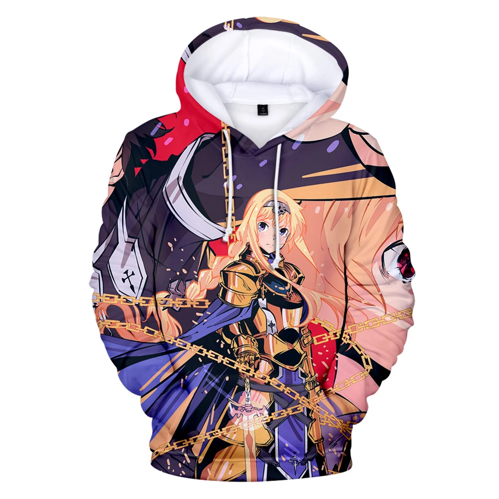 Alicization 3D Gedrukt толстовки Vrouwen/Mannen Lange Mouw Hoody Горячие koop Populaire уличная Толстовка на