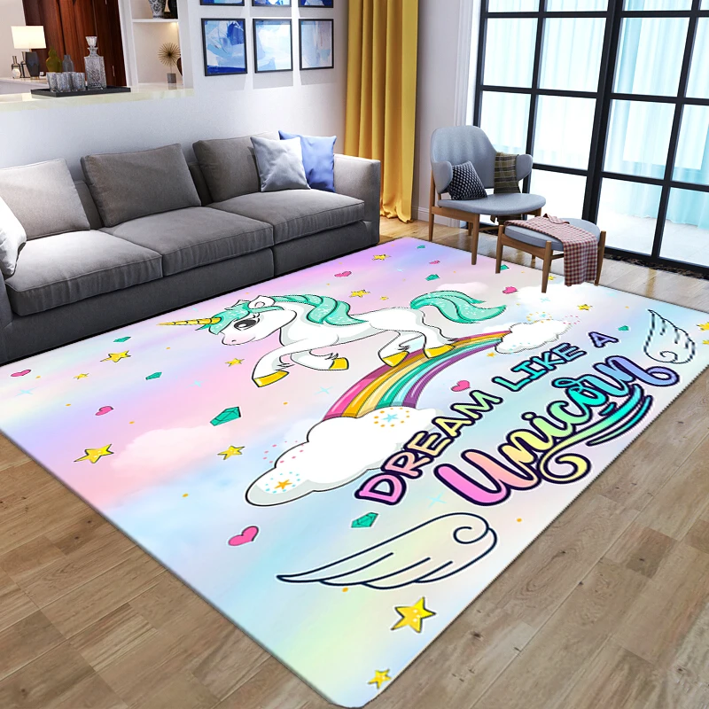 Детский 3D коврики с принтом для гостиной спальни мягкий фланелевый детский