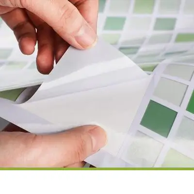 3D настенная бумага детская кухонная Зеркальная Наклейка клейкие границы