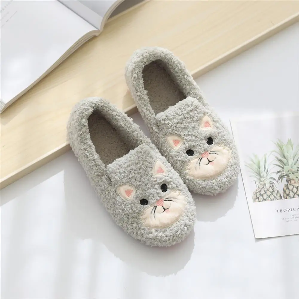 Женские домашние теплые тапочки Millffy розовые серые для семьи большие размеры