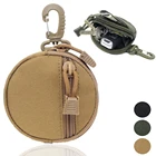 Тактический чехол для повседневного использования, военный держатель для ключей и наушников, мужской кошелек для монет, армейский карман для монет с крючком, поясная сумка для охоты
