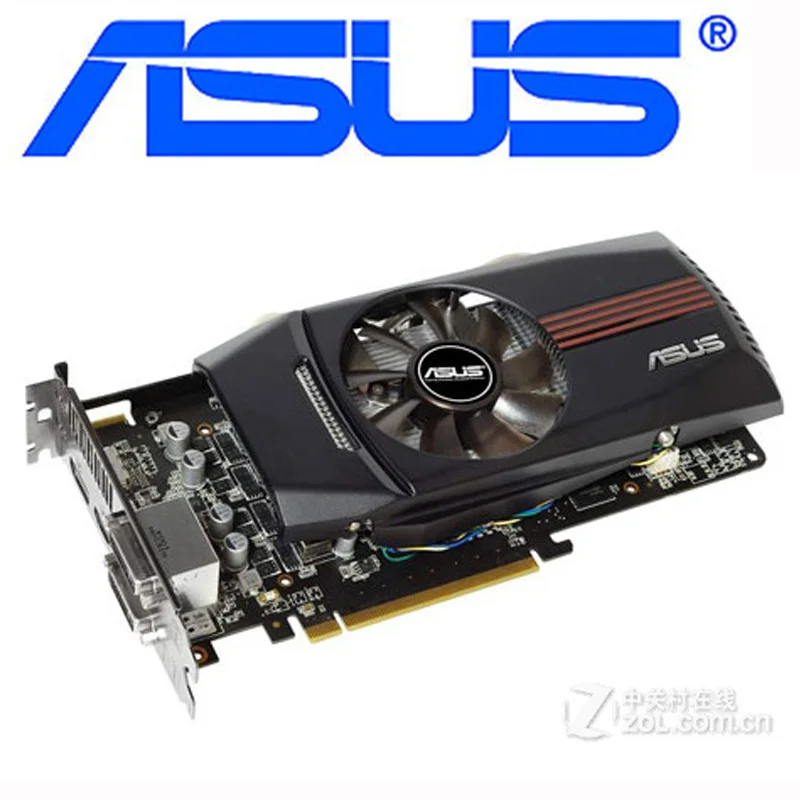 Видеокарта ASUS EAH6850 1 ГБ 256 бит GDDR5 графическая карта AMD серии 6800 Radeon HD 6850 HDMI DVI H6850