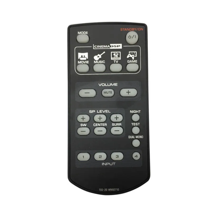 Подлинный пульт дистанционного управления TSS 20 WN82710 для yamaha аудио системы на